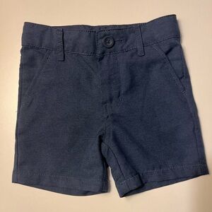 Cat & Jack Flat Front Navy Blue Scuba Kids Shorts, Size 2T